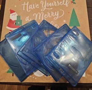 Set of 5 BlueRay DVD Cases